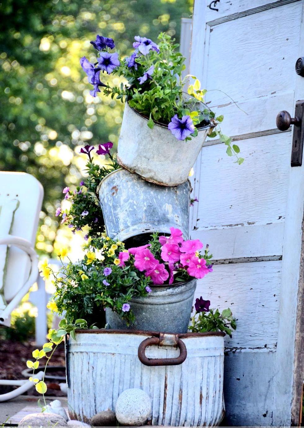 old rusty buckets are rubbish,