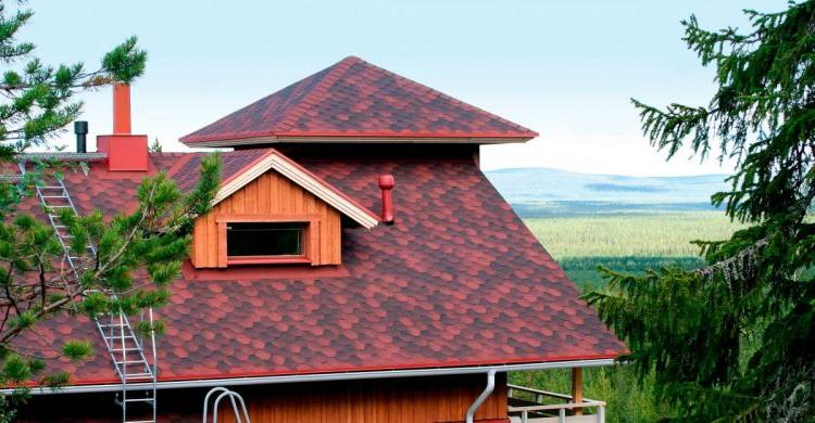 red shingles