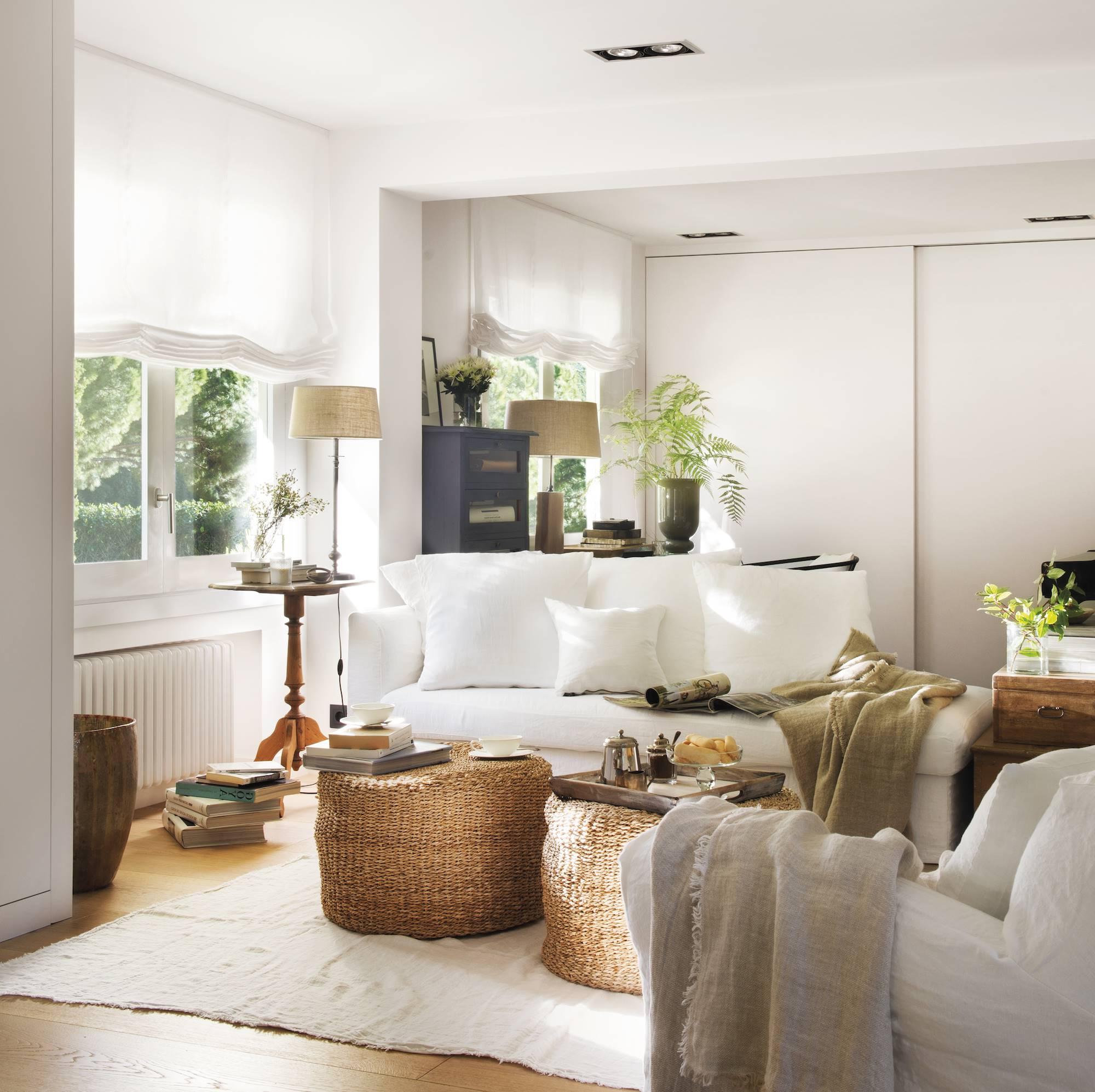 A LARGE CLOSET IN THE LIVING ROOM