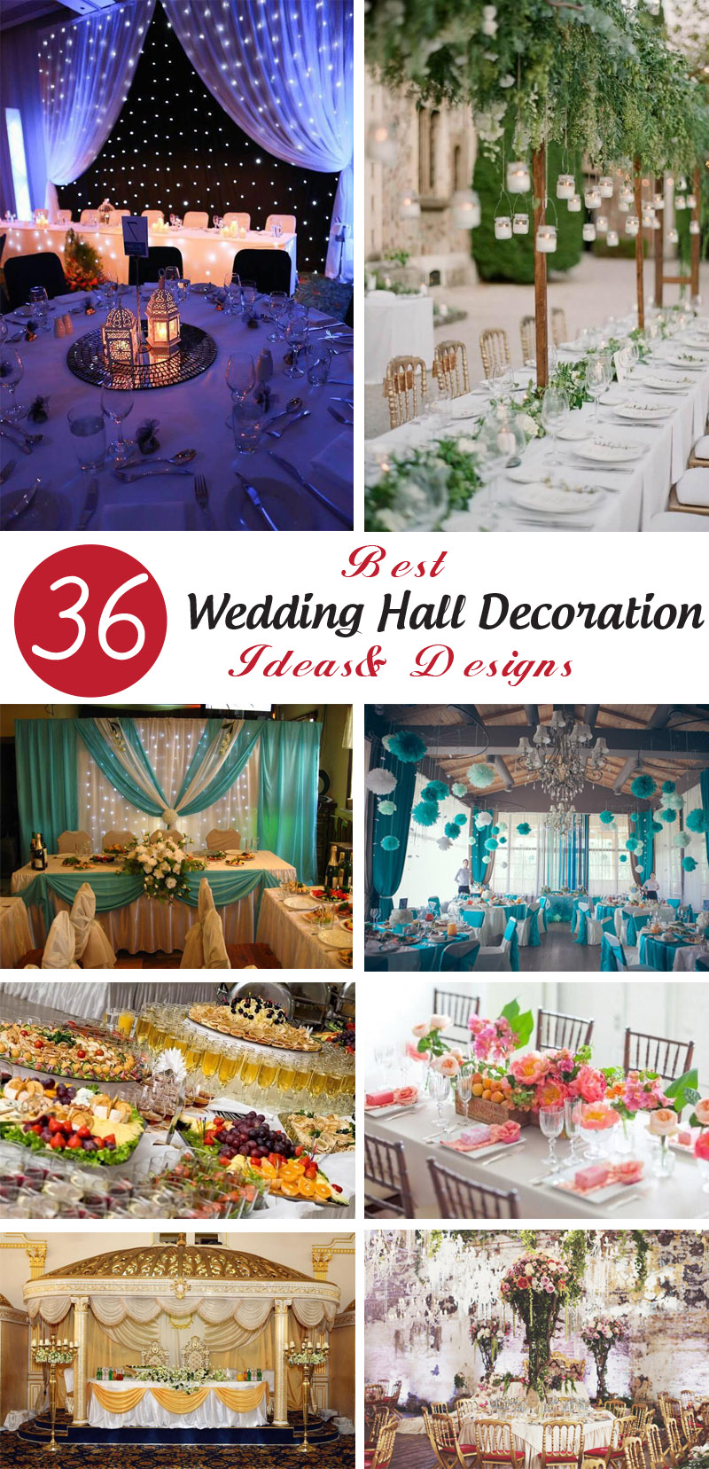 BEST WEDDING HALL DECORATION IDEAS