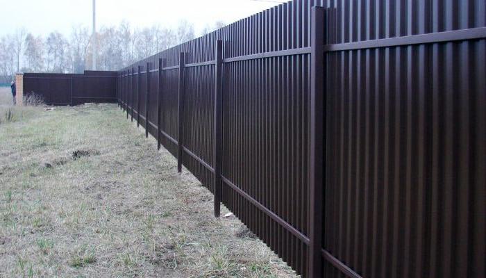 Corrugated Fence