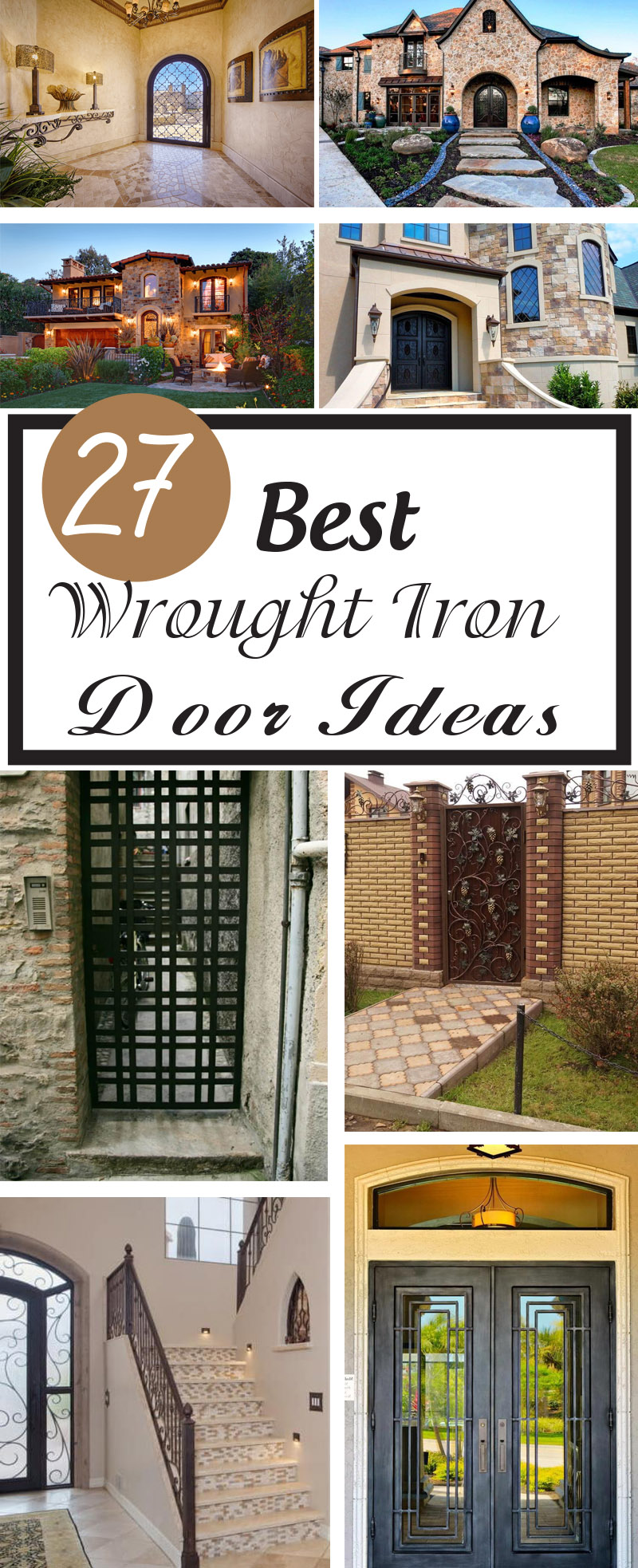 best wrought iron door ideas