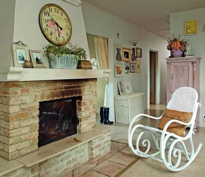 Simple White Timber Mantelpiece