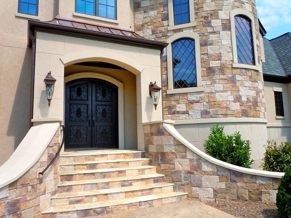 modern wrought iron doors