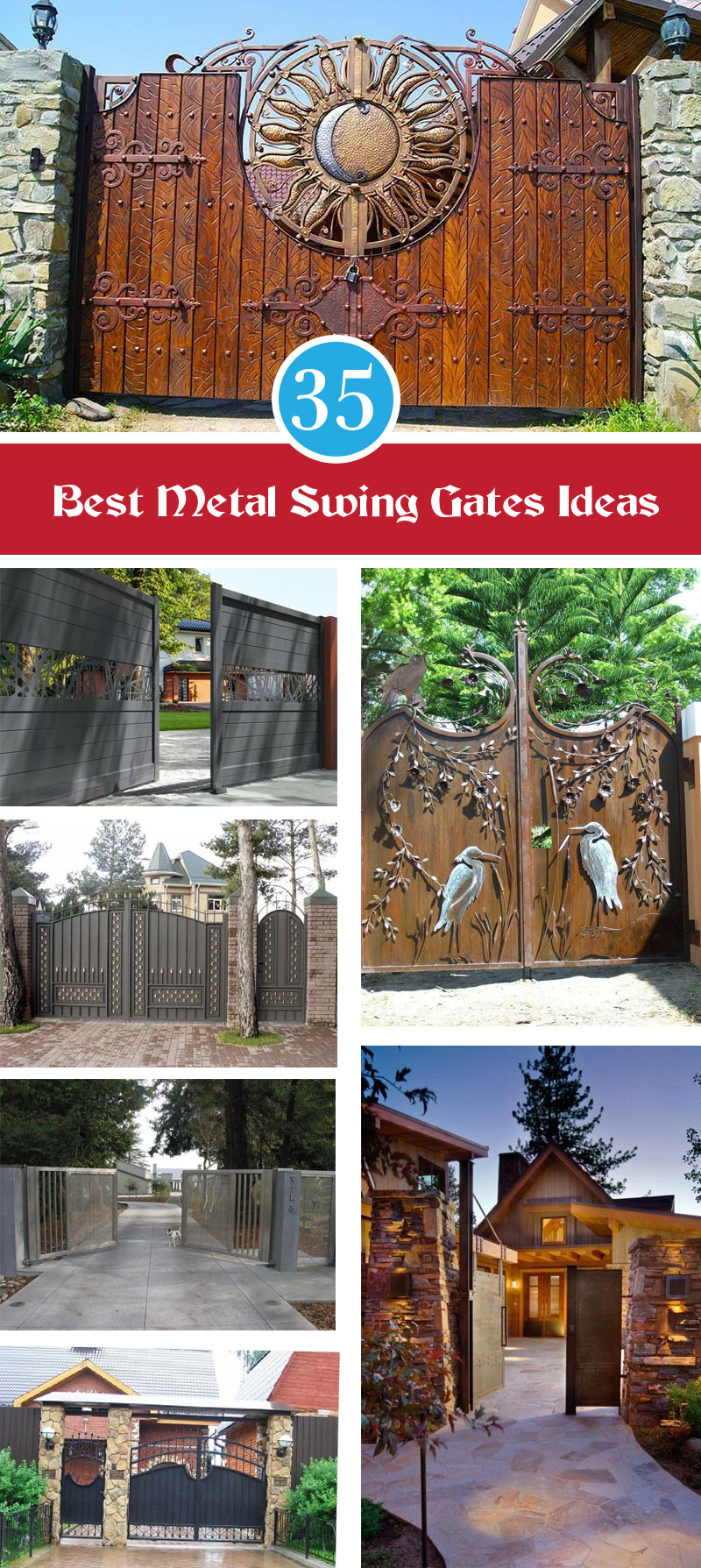 35 best metal swing gates ideas