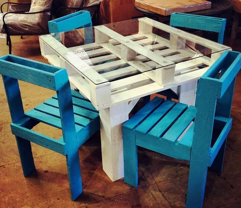 Outdoor pallet furniture is a great opportunity to save a significant amount of money