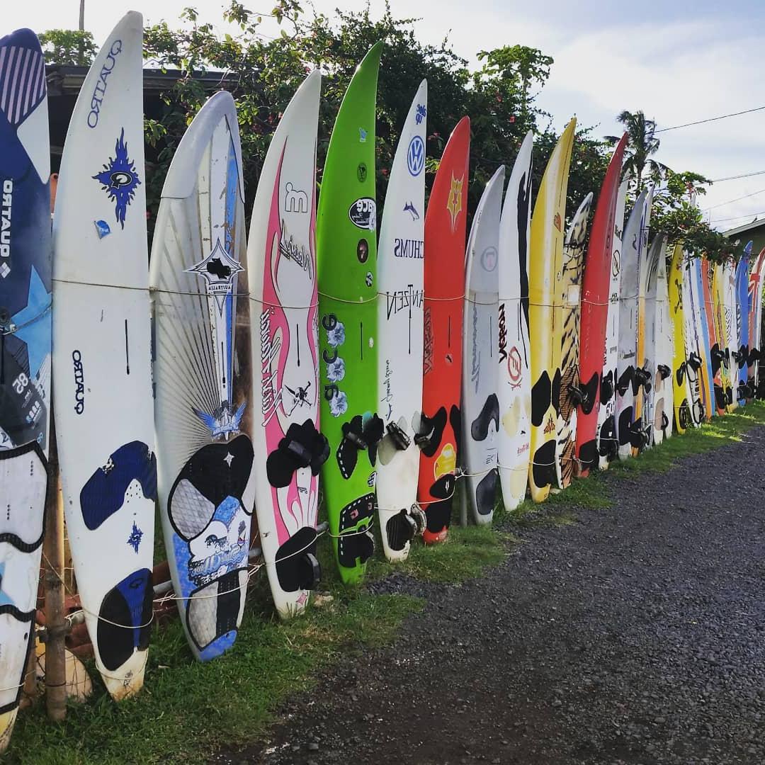 Surfboard fence