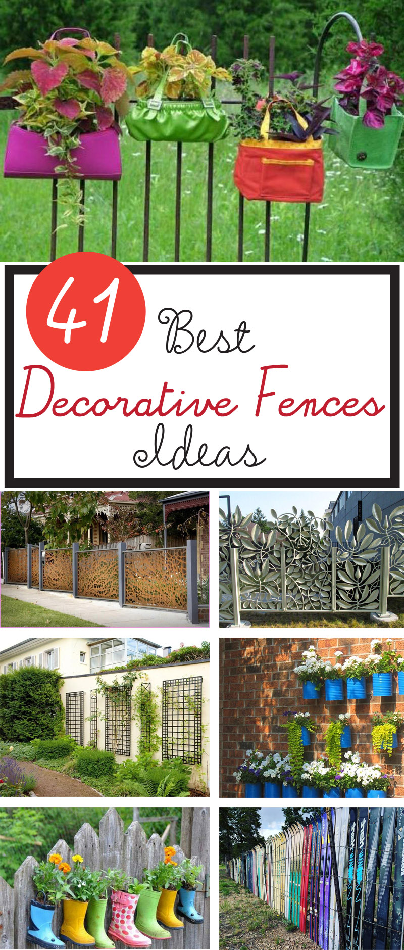 best decorative fences ideas