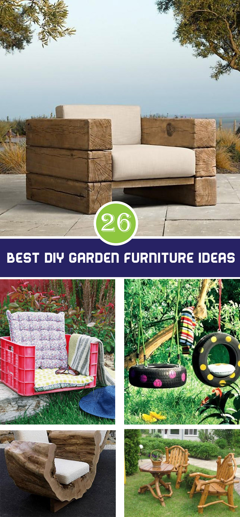 best diy garden furniture ideas