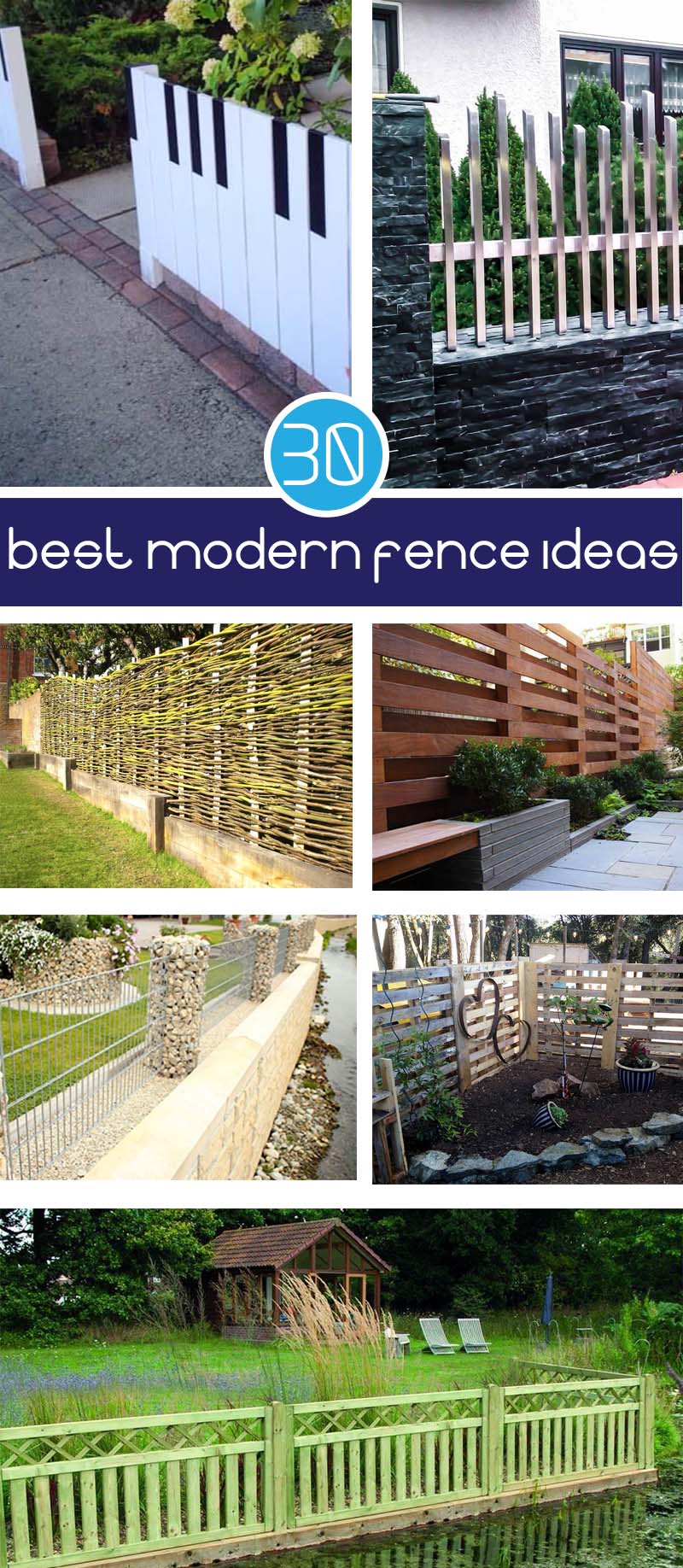 best modern fence ideas