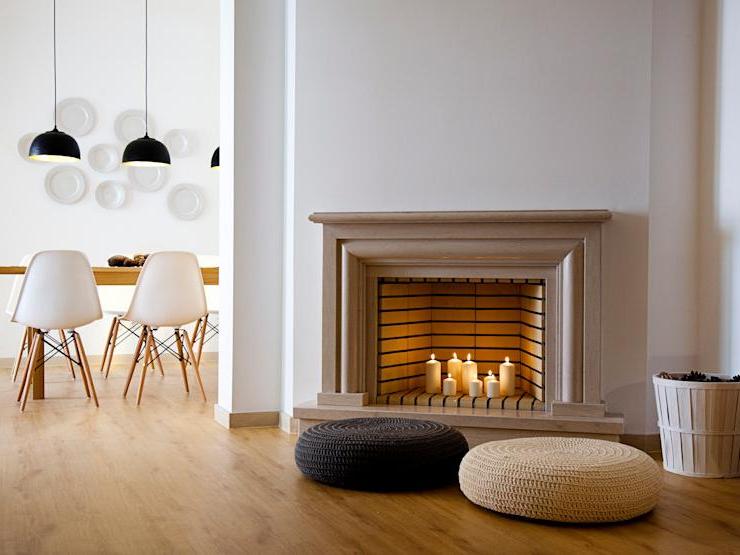 classic fireplace